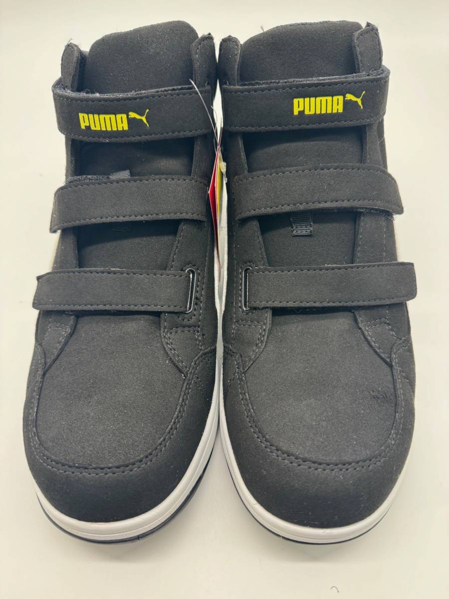 27cm プーマ ヘリテイジ エアツイスト 2.0 ミッド H&L ブラック 63.203.0 PUMA 安全靴 セーフティシューズ_画像2