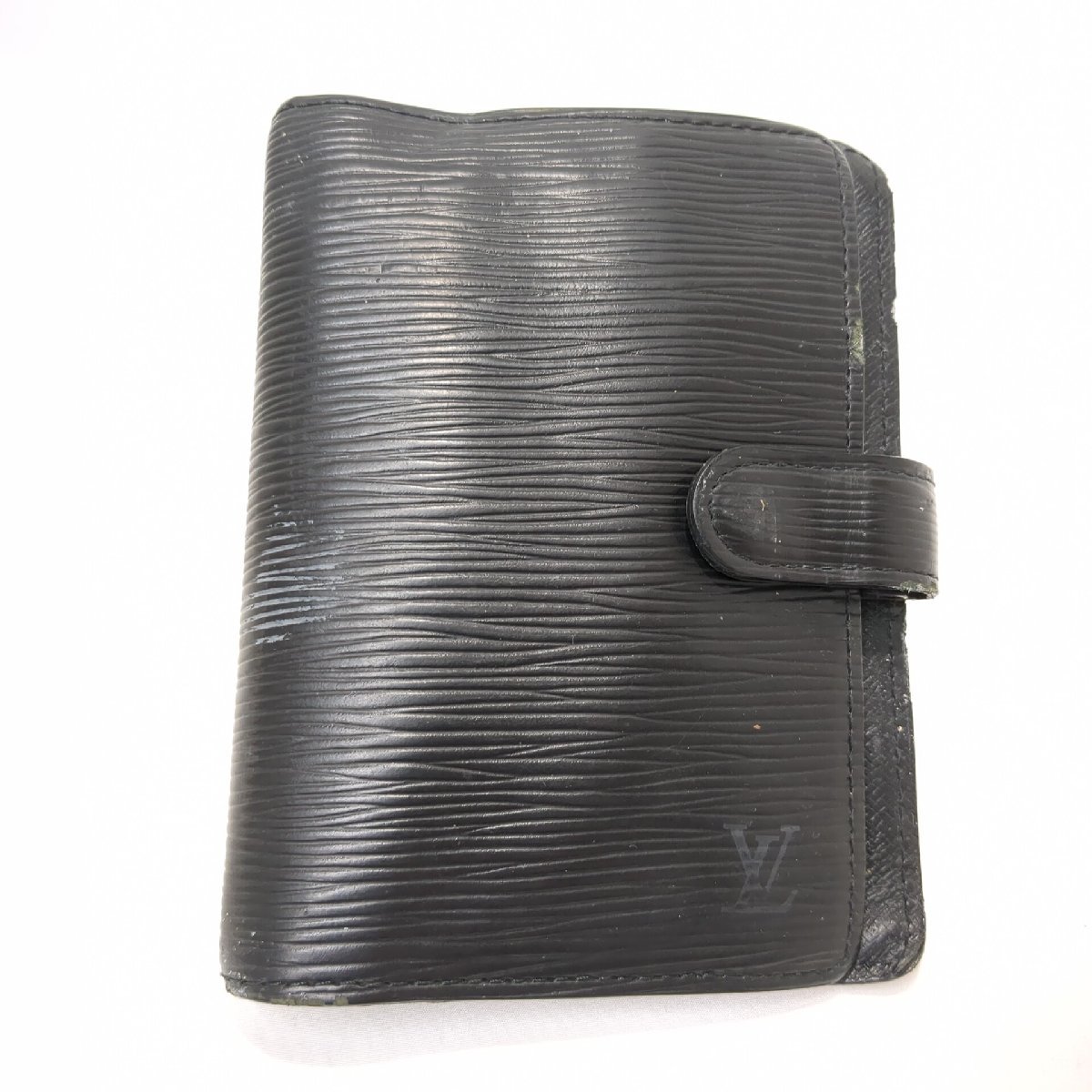 【1円スタート】LOUIS VUITTON ルイ・ヴィトン アジェンダPM エピ ノワール 黒 R20052 手帳カバー ダイアリー コンパクト ビジネス_画像2