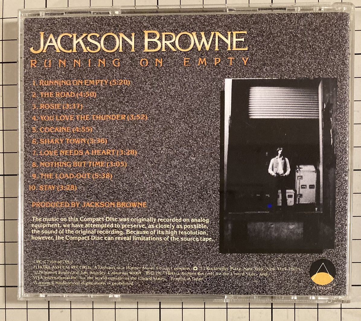 【帯付き国内盤】Jackson Browne / Running On Empty ジャクソン・ブラウン / 孤独なランナー デヴィッド・リンドレー参加_画像2