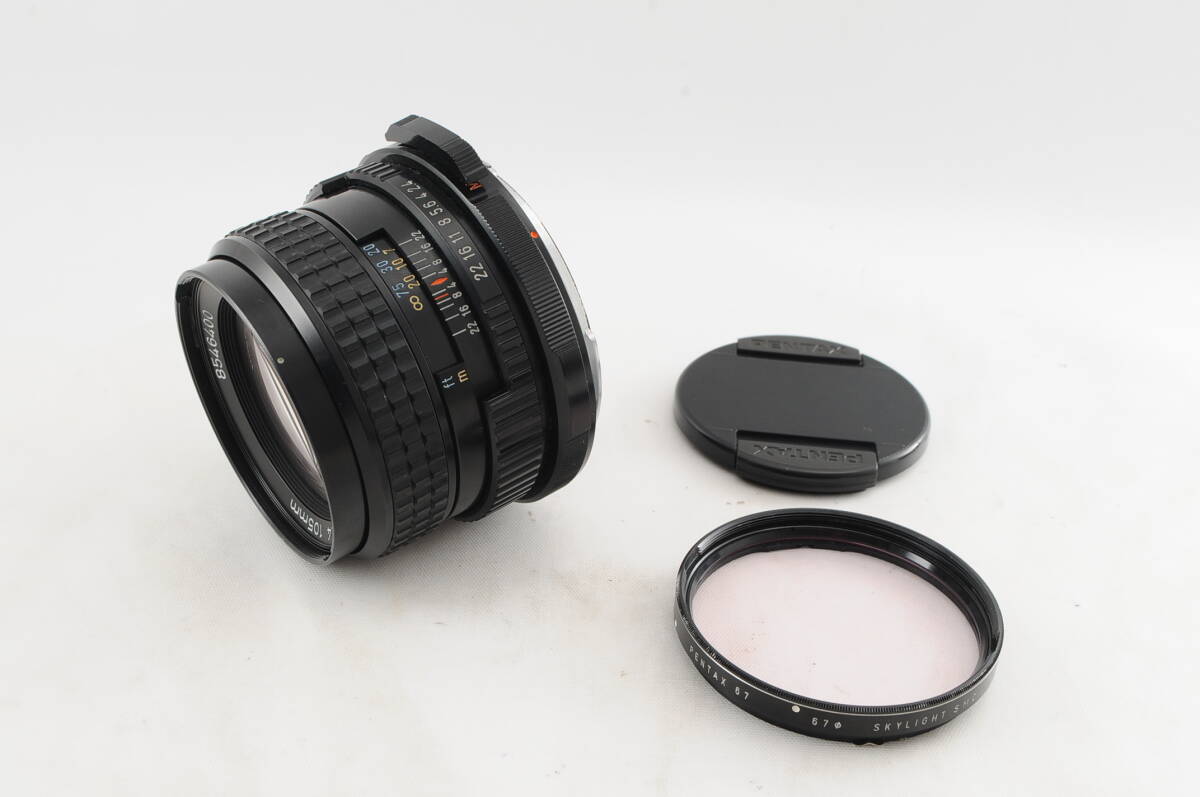 ★超美品★ ペンタックス PENTAX 67 SMC 105mm F2.4 中判レンズ 付属品付 ★清潔感溢れる綺麗な外観! カビ・クモリ無し! 細かく動作確認済!_画像10