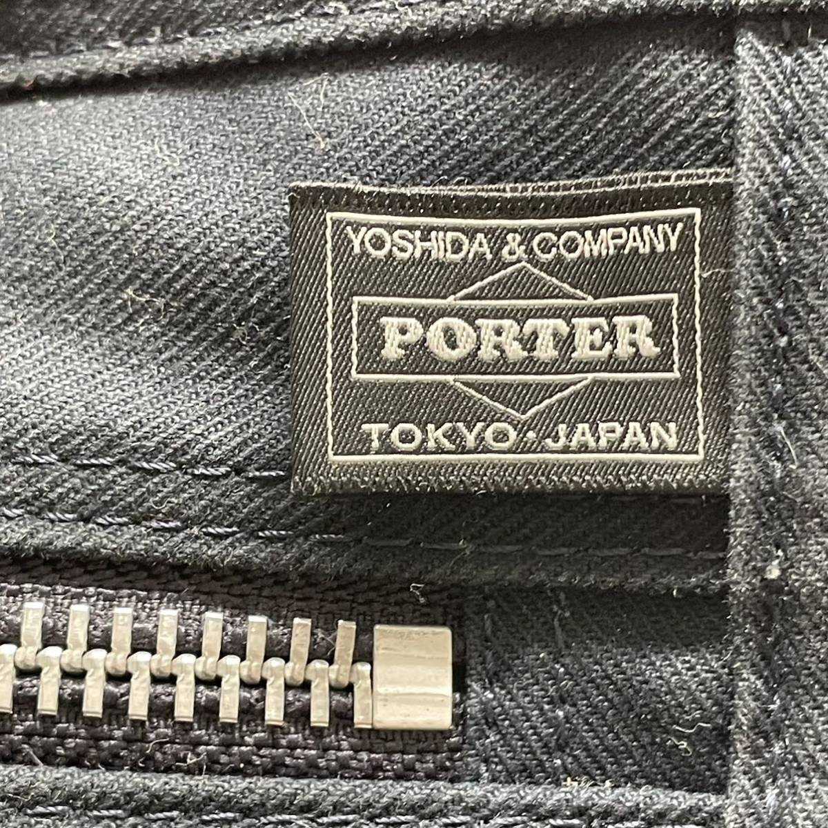 ⑧BN2965□PORTER GIRL ポーターガール NAKED ネイキッド トートバッグ ショルダーバッグ ネイビー_画像3