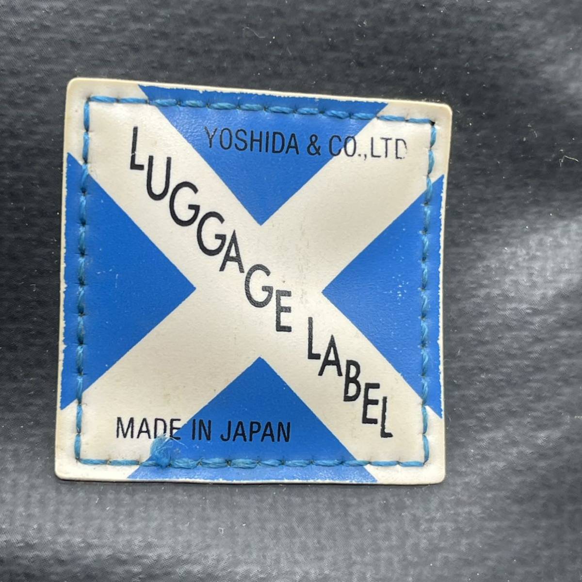 ★BN3101□LUGGAGE LABEL ラゲッジレーベル NEW LINER ニューライナー ショルダーバッグ ブラック 960-09285 青バッテン_画像3