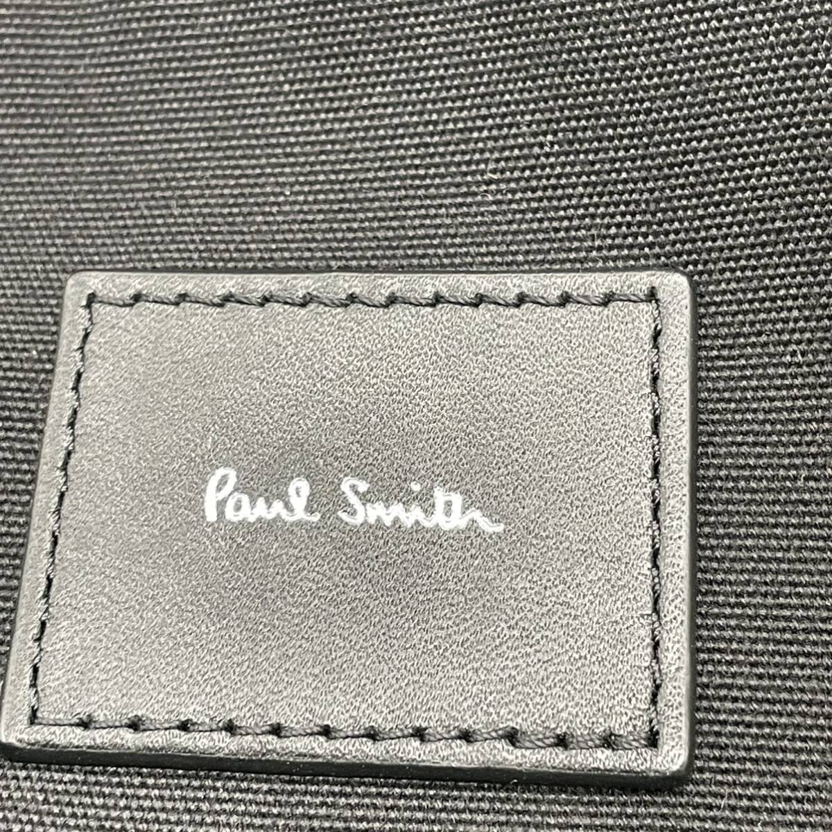 ★BN2891□良好 Paul Smith ポールスミス ワンショルダーバッグ ボディバック カモフラ 迷彩 ナイロン×レザー_画像7