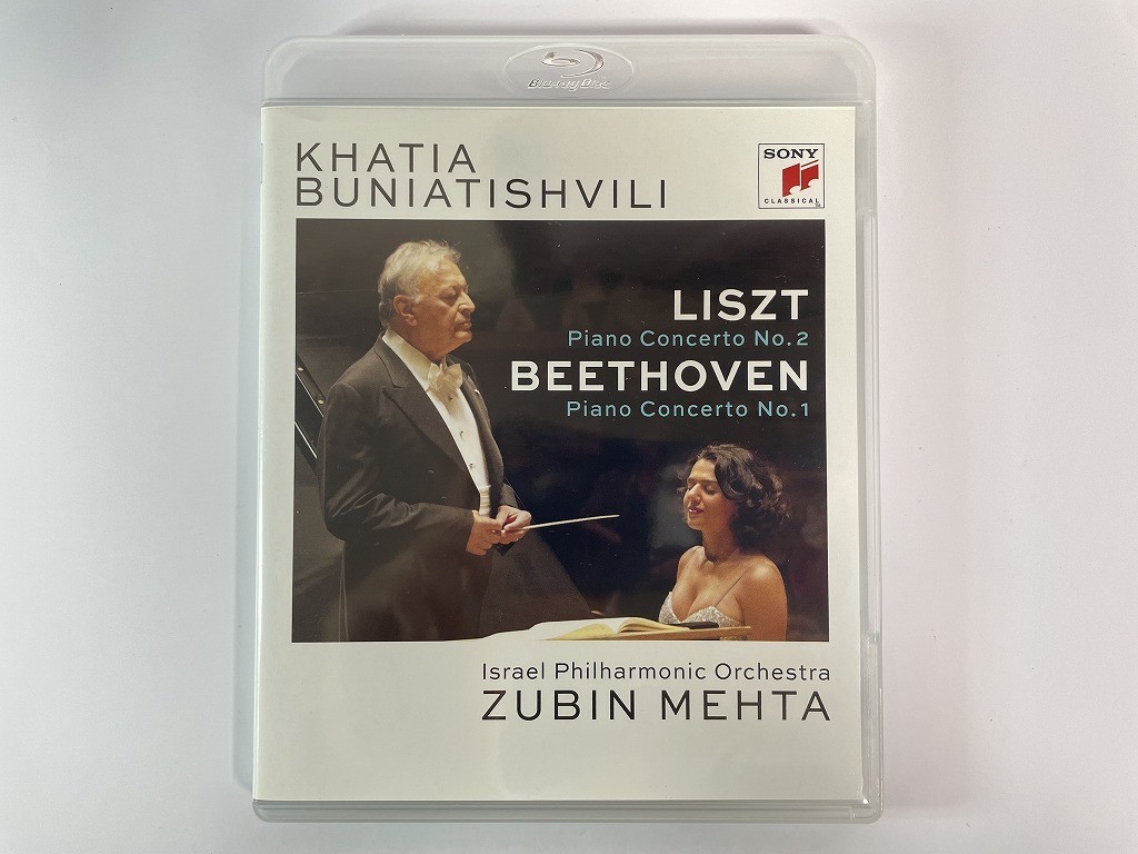 F117 Zubin Mehta・KHATIA BUNIATISHVILI・Israel Philharmonic Orchestra / LISZT・BEETHOVEN：PIANO CONCERTOS 【Blu-ray】 215_画像1