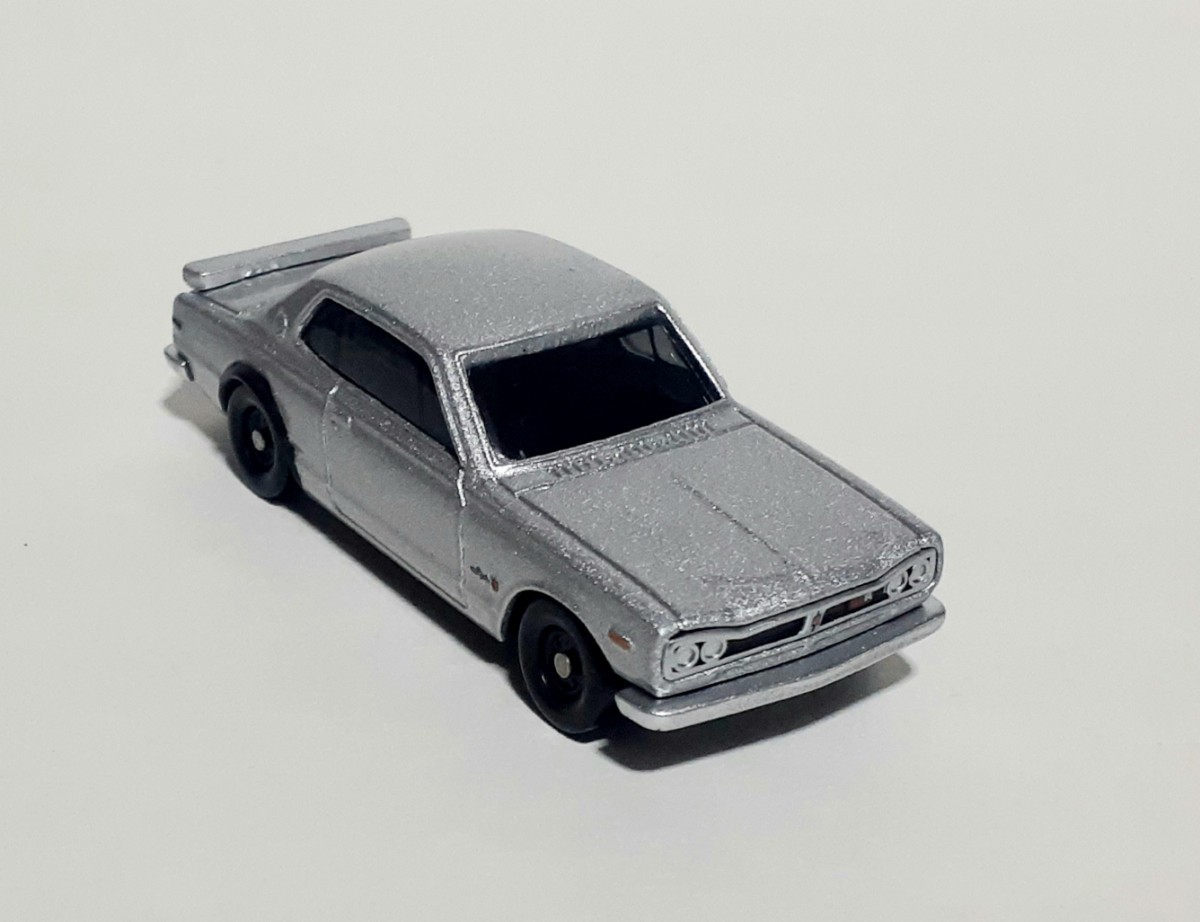 絶版 トミカ スカイライン 2000 GTーR ミニカー レア 株主限定バージョン シルバー TOMICA SKYLINE Mini car 外箱なし ハコスカ CZ11ガチャ_画像5