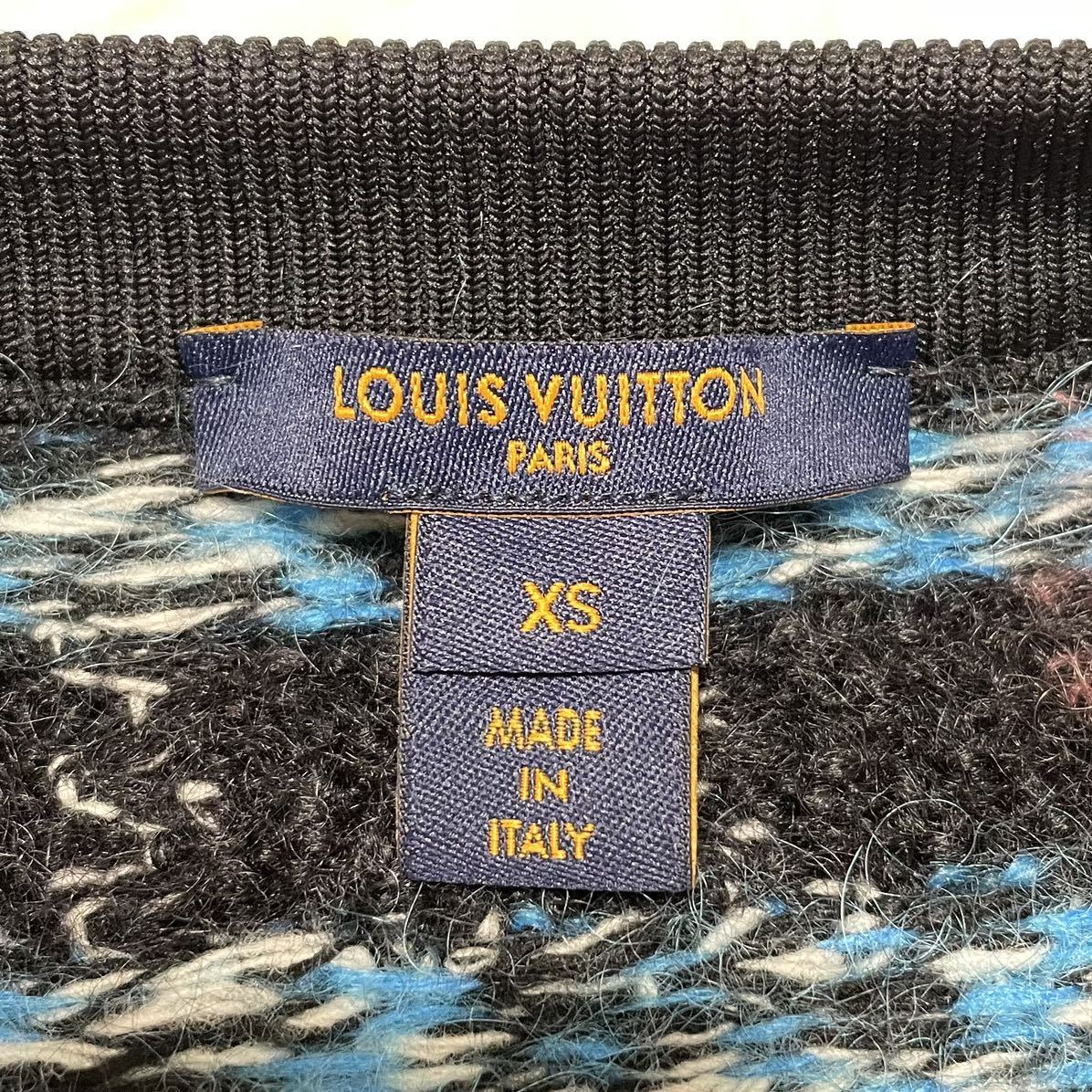  genuine article beautiful goods Louis Vuitton 2022AW monogram equipment ornament moheya. long sleeve knitted cardigan jacket XS LOUIS VUITTON oversize 