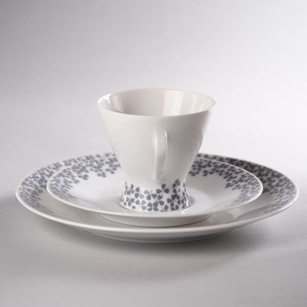 ローゼンタール クローバー柄 カップ＆ソーサー トリオ A ( Rosenthal , ビヨン ヴィンヴラット , ヴィンテージ , スタジオライン )_画像3