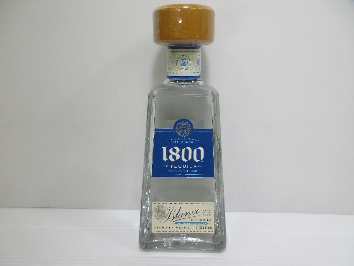 1800 テキーラ DEL MUNDO Blanco TEQUILA 700ml 38% 未開栓 古酒/A37771の画像1