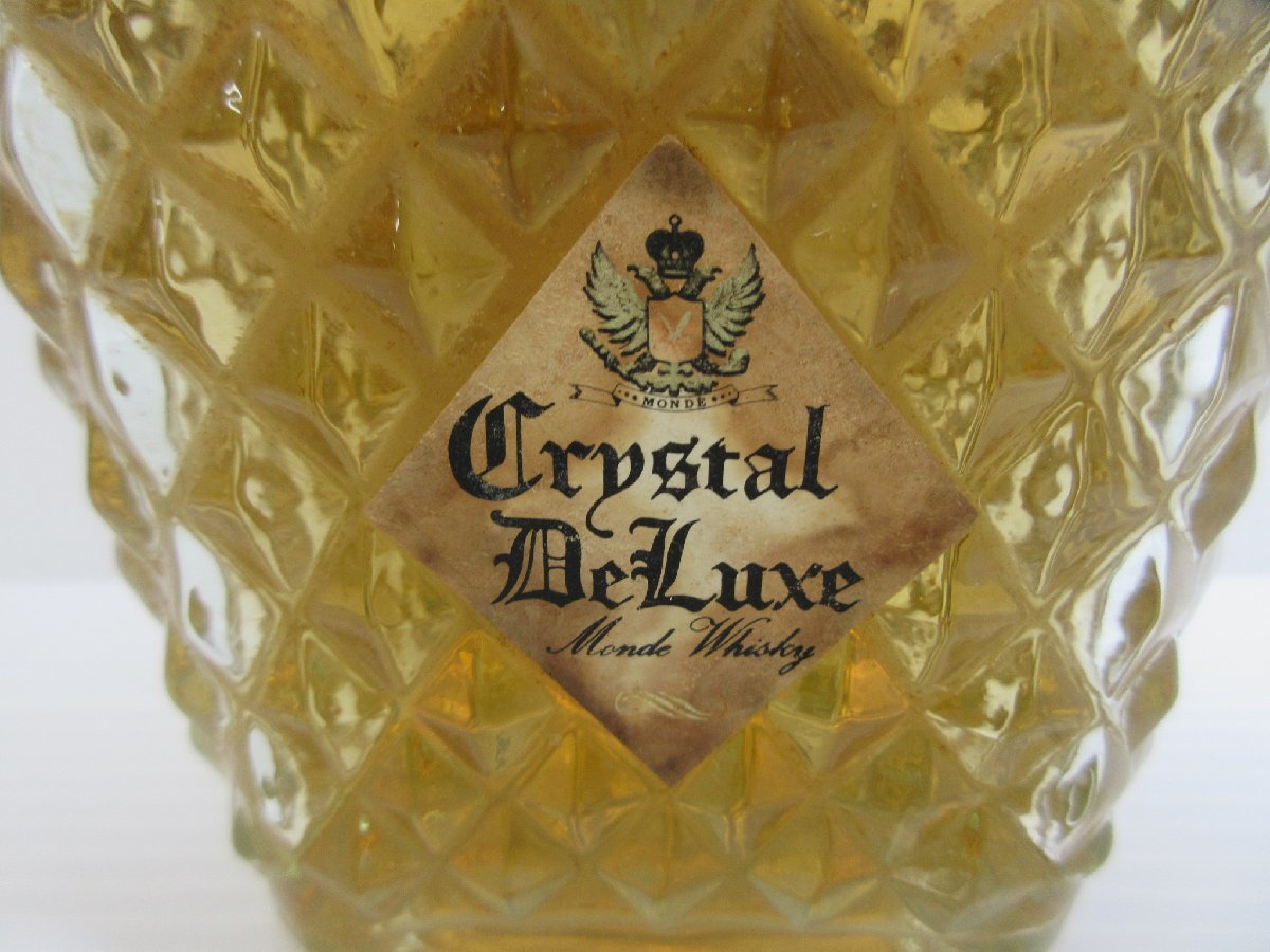 モンデ ウイスキー クリスタル デラックス MONDE CRYSTAL DELUXE 720ml 40% 国産ウイスキー 1級 未開栓 古酒/A38158_画像3