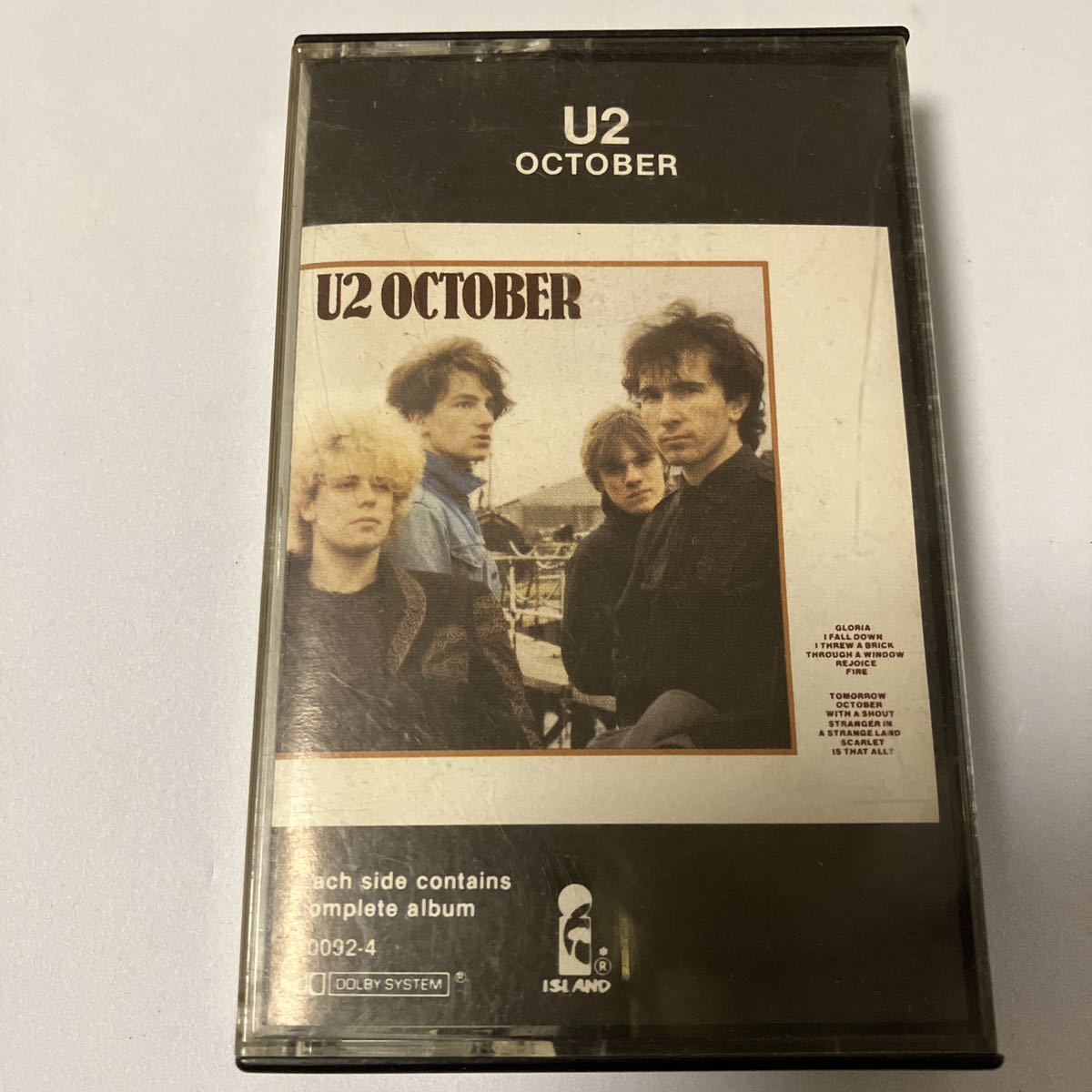 【US盤洋楽カセットテープ】U2／アイリッシュ・オクトーバー／カセットテープ、 CD多数出品中_画像1