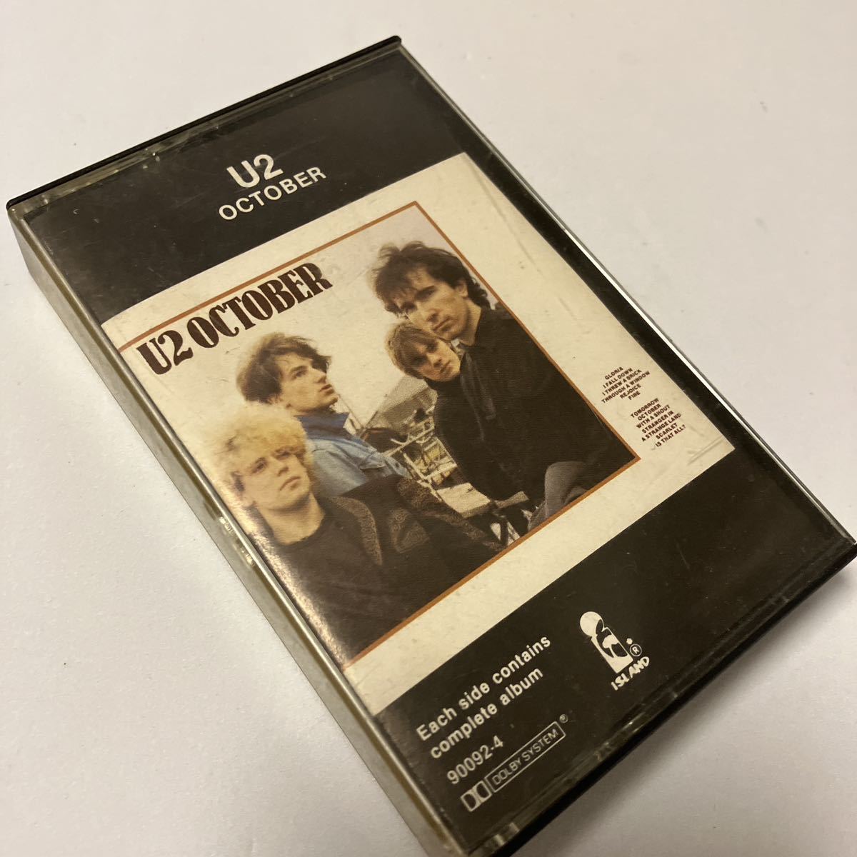 【US盤洋楽カセットテープ】U2／アイリッシュ・オクトーバー／カセットテープ、 CD多数出品中_画像6