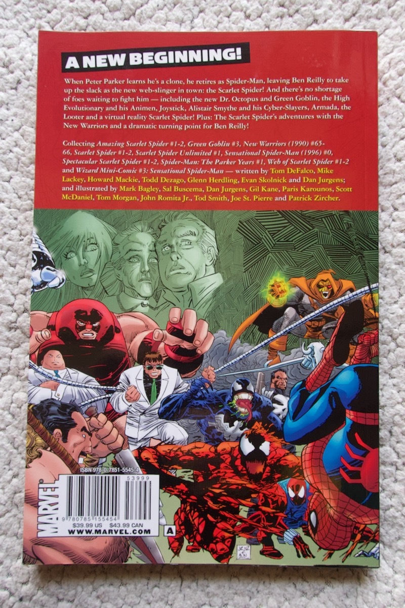 The Amazing Spider-Man The Complete Ben Reilly Epic Vol. 1(Marvel) 洋書マンガ アメイジング・スパイダーマン☆_画像2
