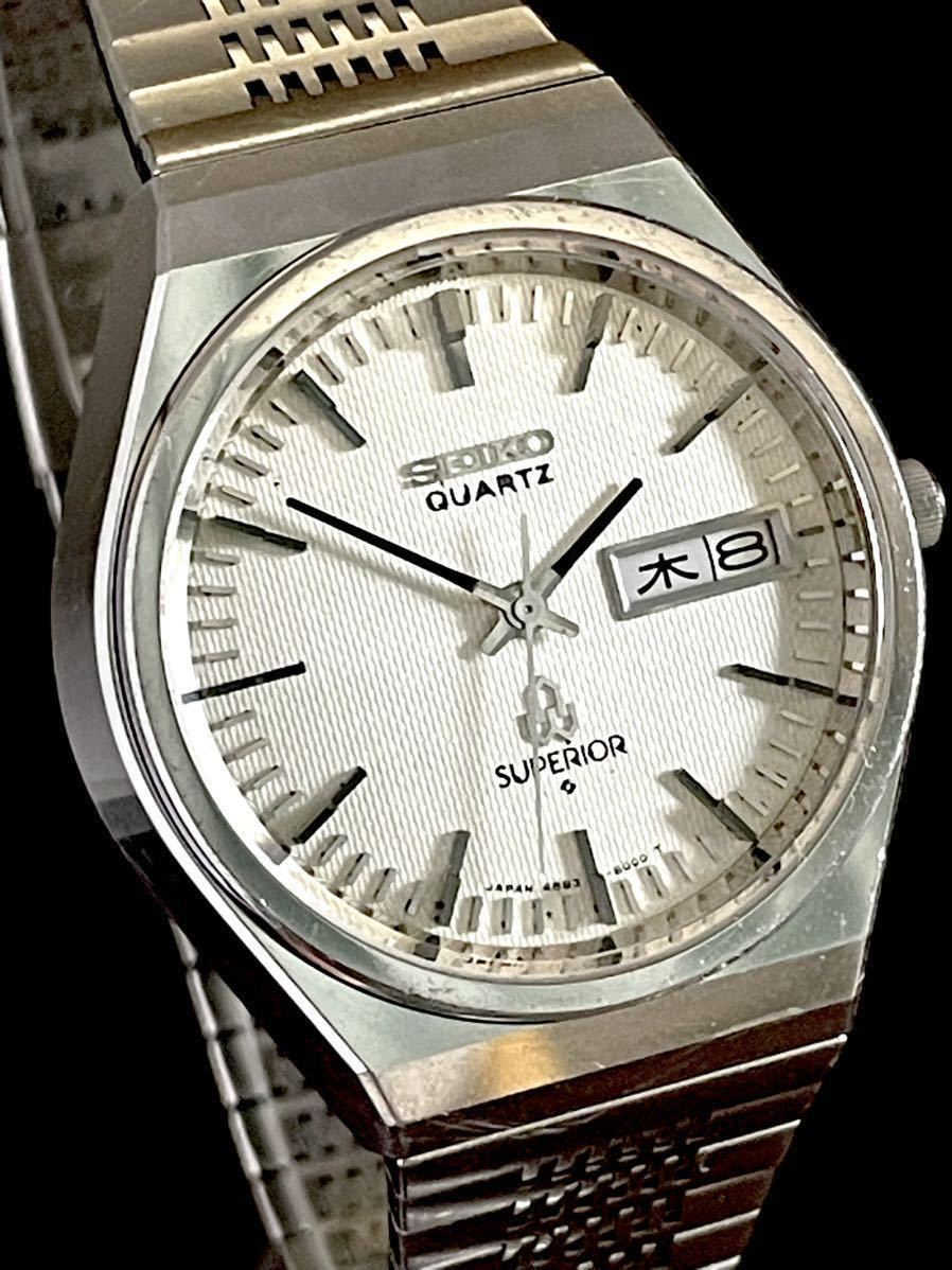 【ご予約品】 現在稼働中!シルバー文字盤!SEIKO セイコー SUPERIOR グランドセイコー