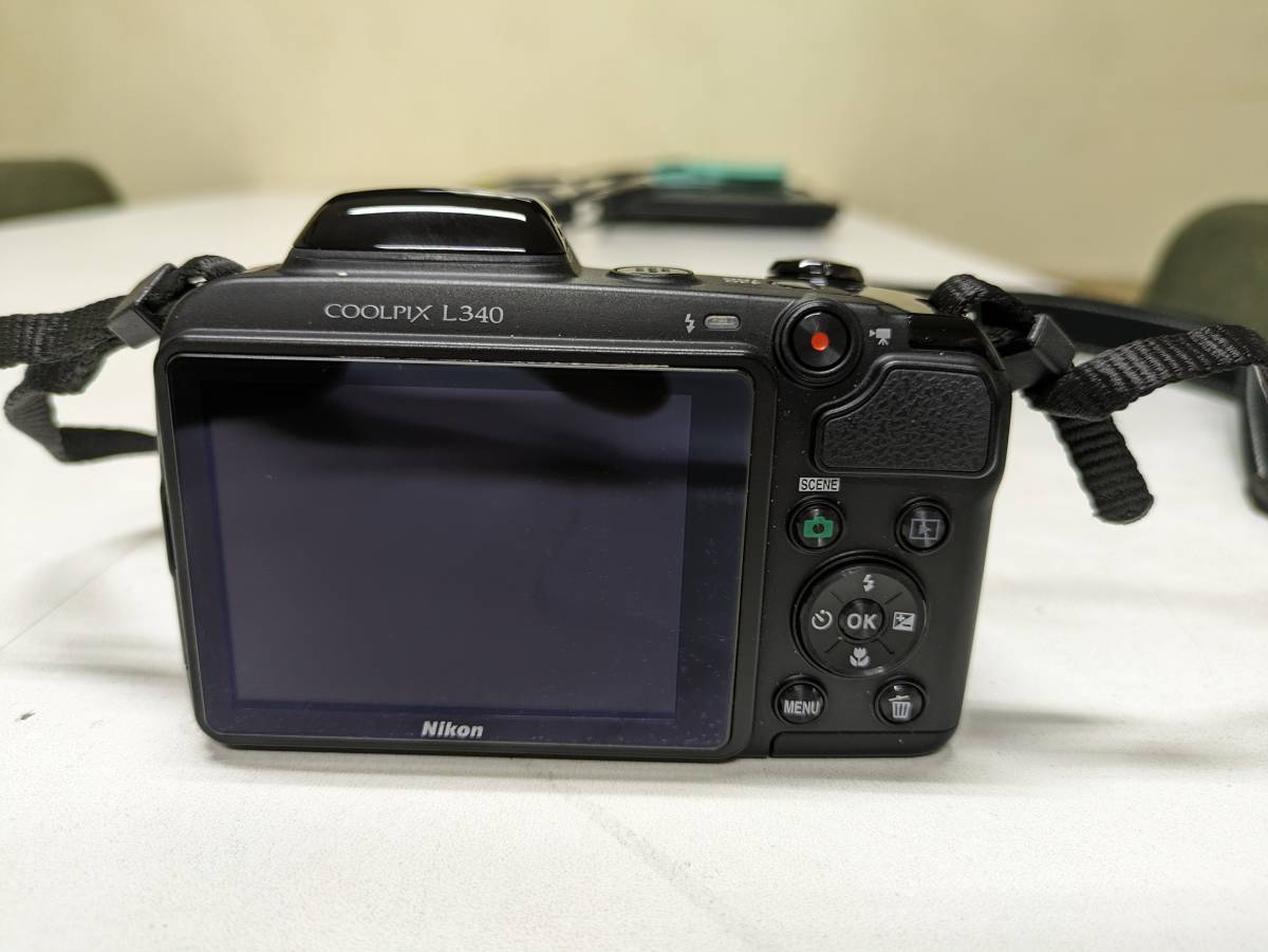 動作確認済！ニコン Nikon コンパクトデジタルカメラ COOLPIX L340 / 4-112mm 1:3.1-5.9　光学28倍ズーム　ケース付き _画像3