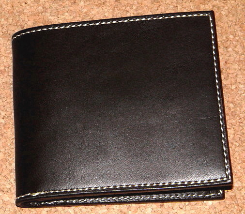 新品 ファニー FUNNY 高級 サドルレザー製 ショート ウォレット (BK/黒) ビルフォード 二つ折り財布 ラティーゴレザー 本革 小銭入れあり