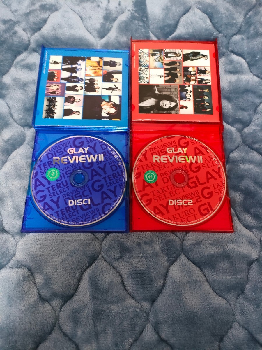 【4枚組】GLAY REVIEW Ⅱ CD 音楽 アルバム BEST ALBUM HOWEVER SOUL LOVE 誘惑 口唇 サバイバル BELOVED ずっと2人で LIFE グロリアスの画像4