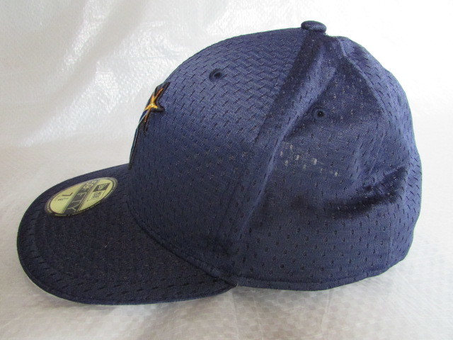 USED 汚れ有り 横浜 DeNA ベースターズ NPB 80周年 キャップ NEW ERA ニューエラ 一般 帽子 ロゴ刺繍 サイズ 7.1/8 56.8cm サイズ調節無し_画像3