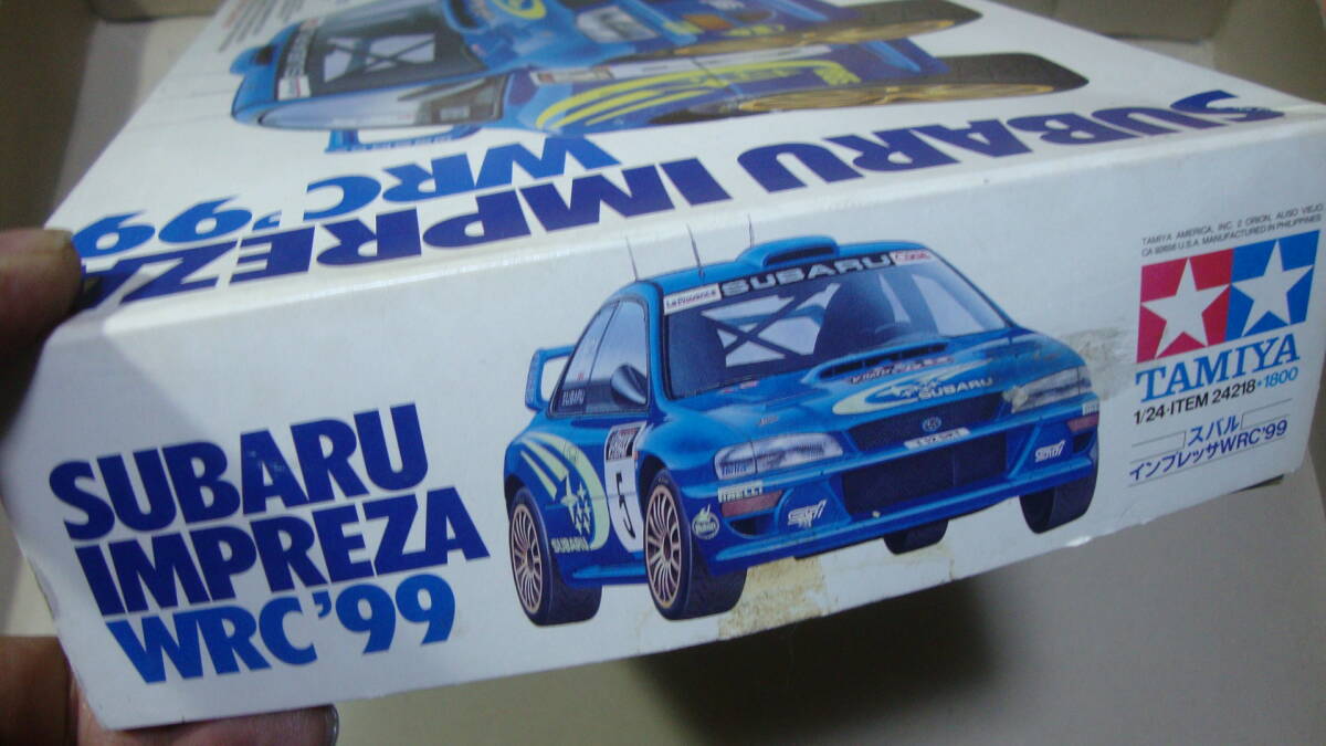 タミヤ 1/24 SUBARU IMPREZA WRC '99 スバルインプレッサ WRC '99 絶版 当時物TAMIYA_画像2