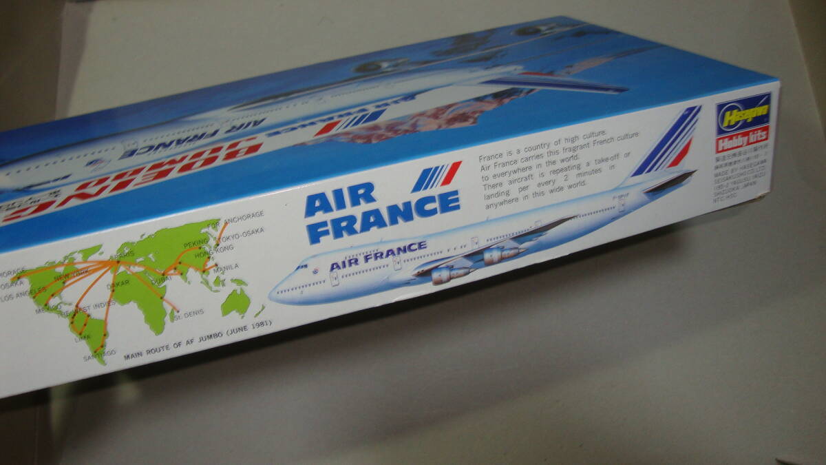 1/200 out of print Hasegawa Air France bo- wing 747 jumbo 