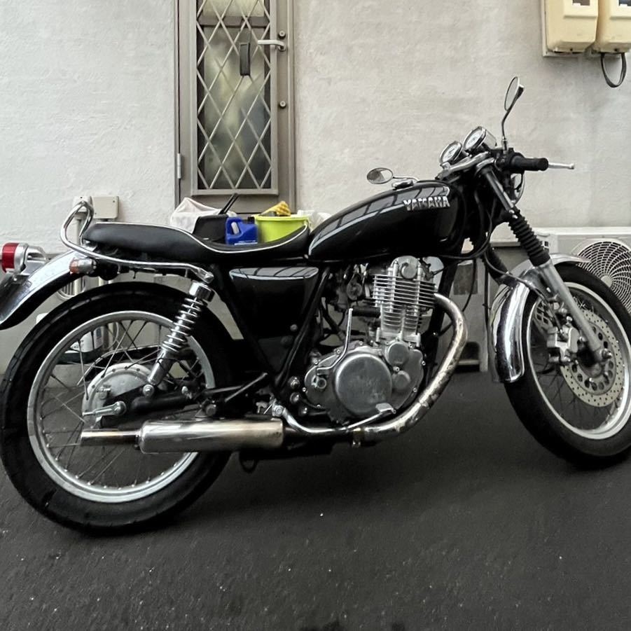 SR400 3型 H16年式 キャブ車 イモビ付き カフェレーサー カスタム 車検なし 状態良好の画像4