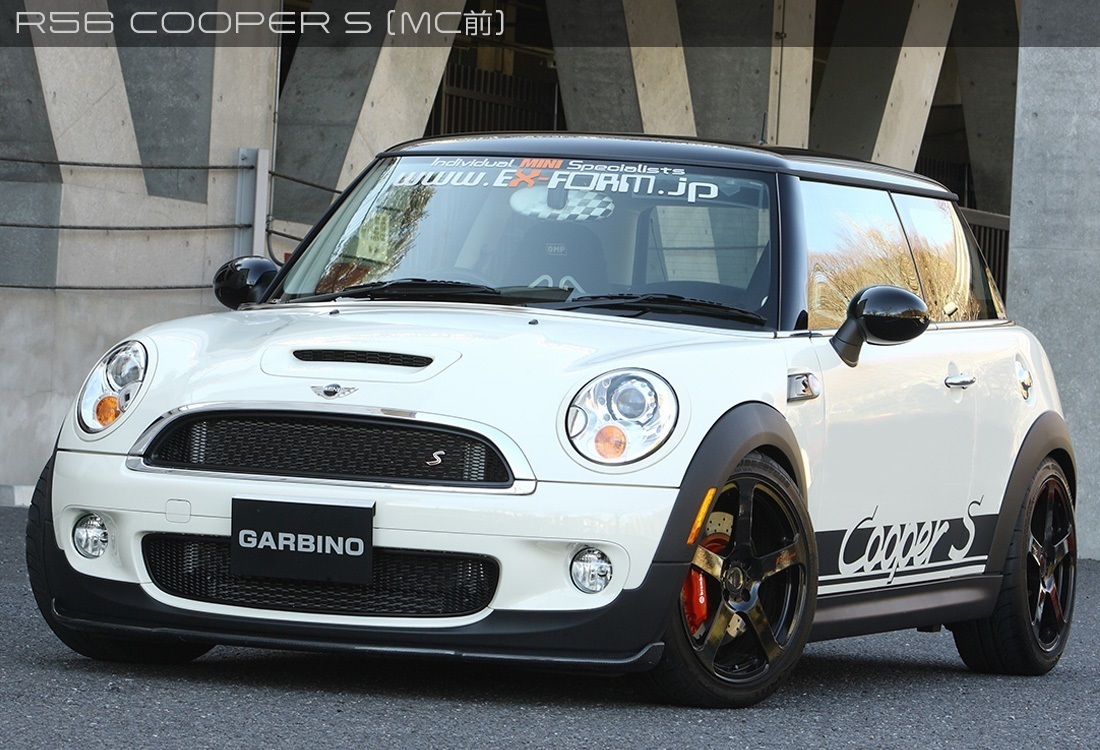 ガルビノ ミニ クーパーS R55/R56/R57 前期 フロントリップスポイラー_画像1