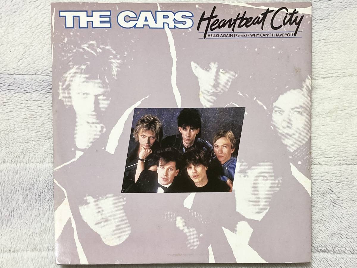 【80's】The Cars / Heartbeat City （1985、12 Inch Single、UK盤、Hello Again (Remix)、Arthur Baker、Why Can't I Have You）_画像1