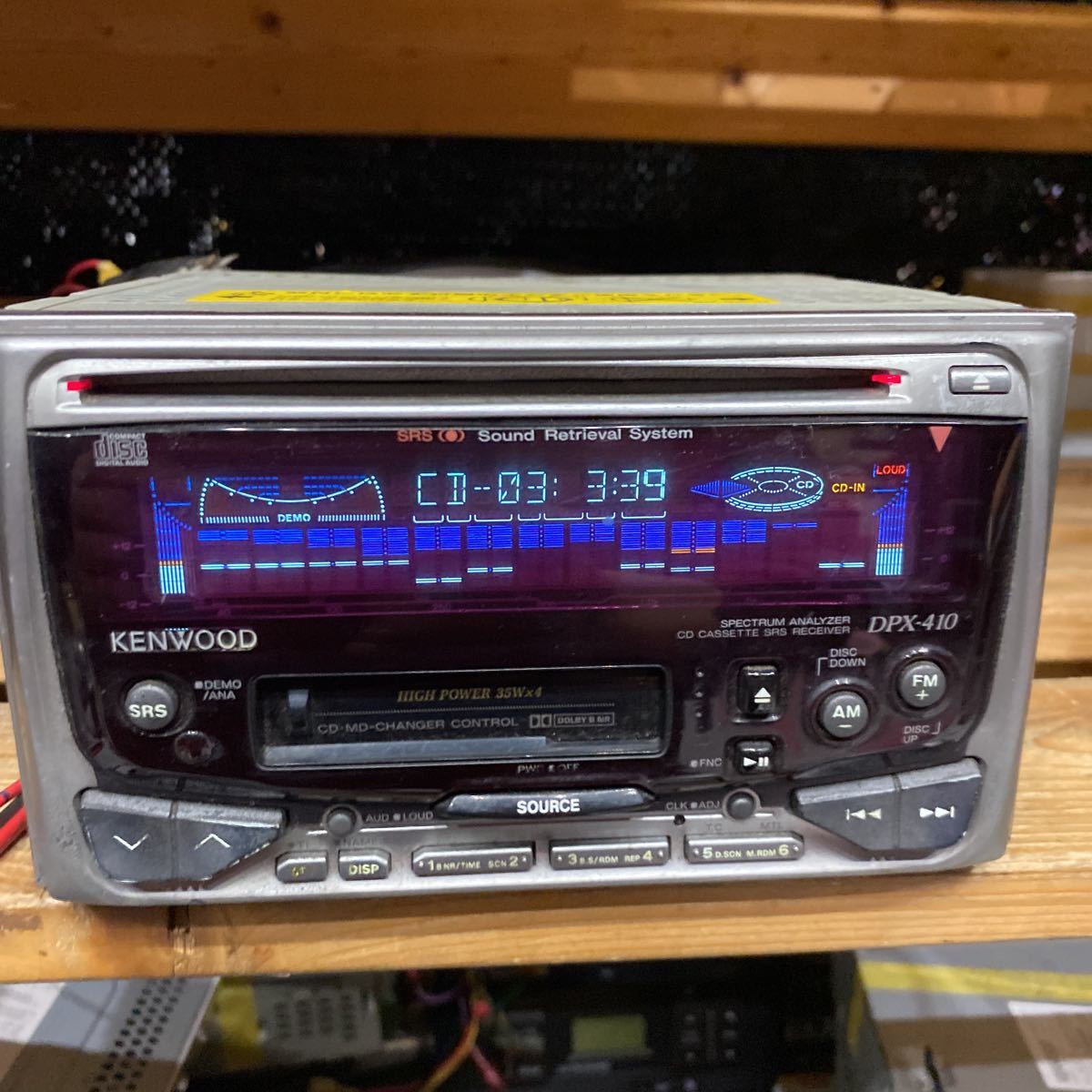 KENWOOD CD/カセット レシーバー DPX-410 ジャンク | Kim Long Express