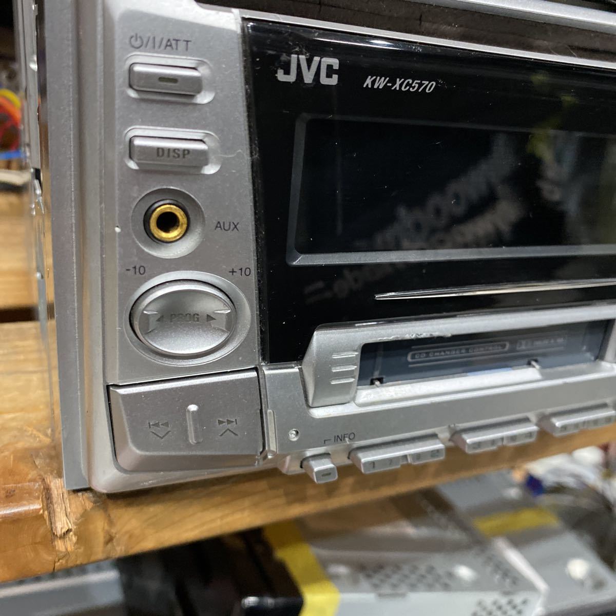 JVC KW-XC570 CD/ CASSETTE RECEIVER