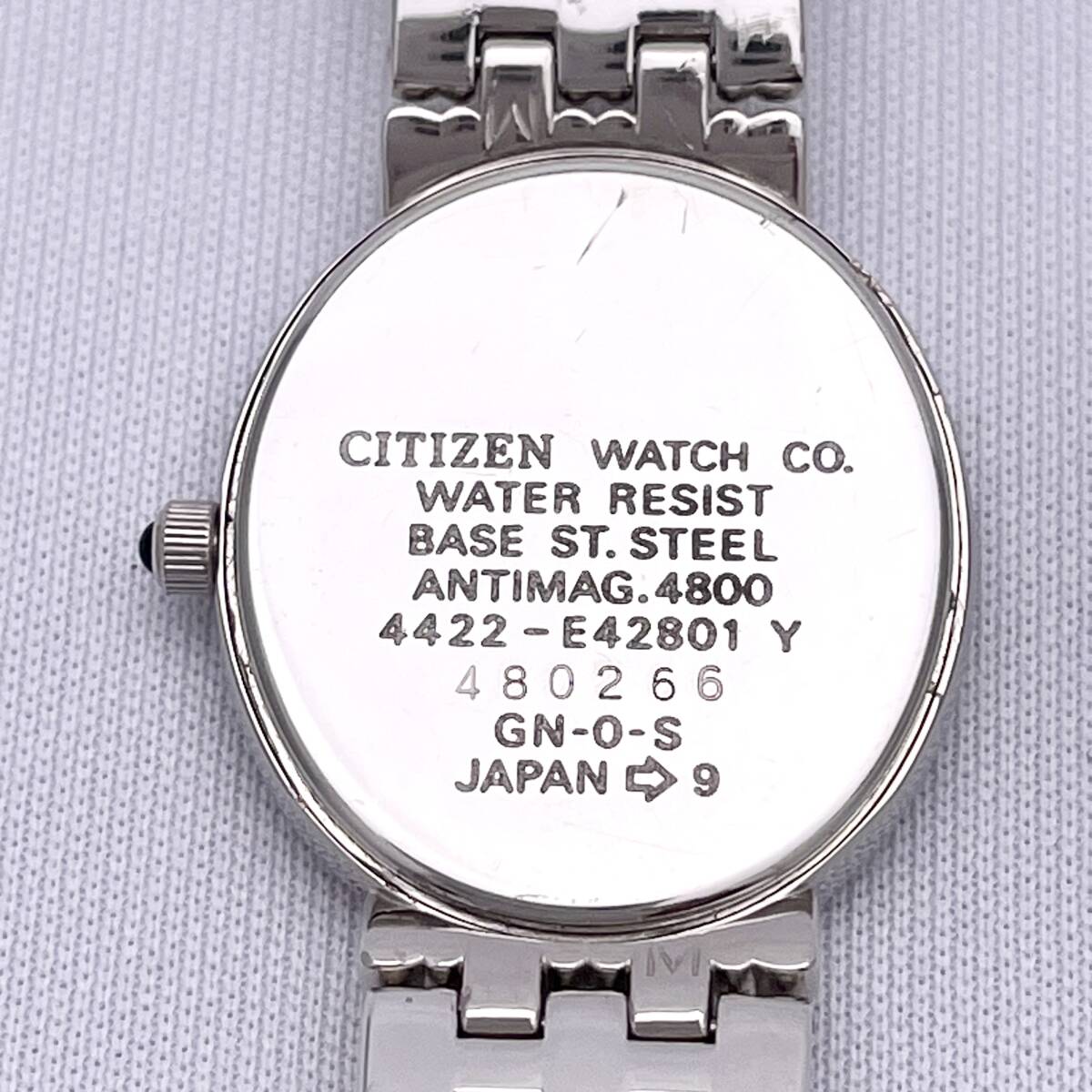 CITIZEN シチズン EXCEED エクシード 腕時計 ウォッチ クォーツ quartz rレディース オーバル 銀 シルバー P13_画像8