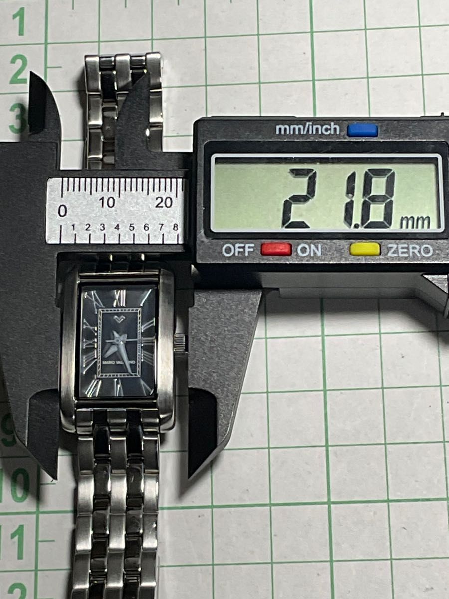 MARIO VALENTINOクォーツレディース腕時計MV-208L 中古稼働品 令和5年8月電池交換済 美品