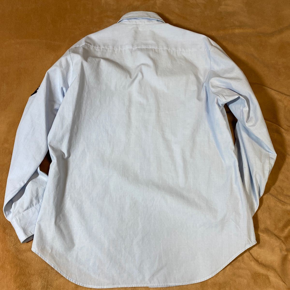 米空軍 ドレスシャツ メンズ ミリタリー 長袖 DSCP ライトブルー系 サイズ16 1/2 古着_画像7
