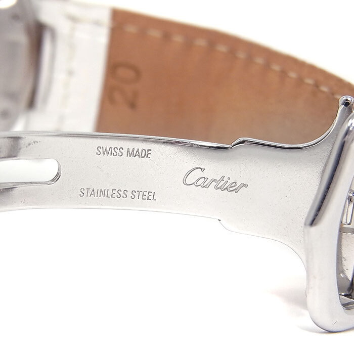 [ Cartier ] Pacha g lid diamond bezel self-winding watch Pacha 38mm OH ending clock Cartier Pasha