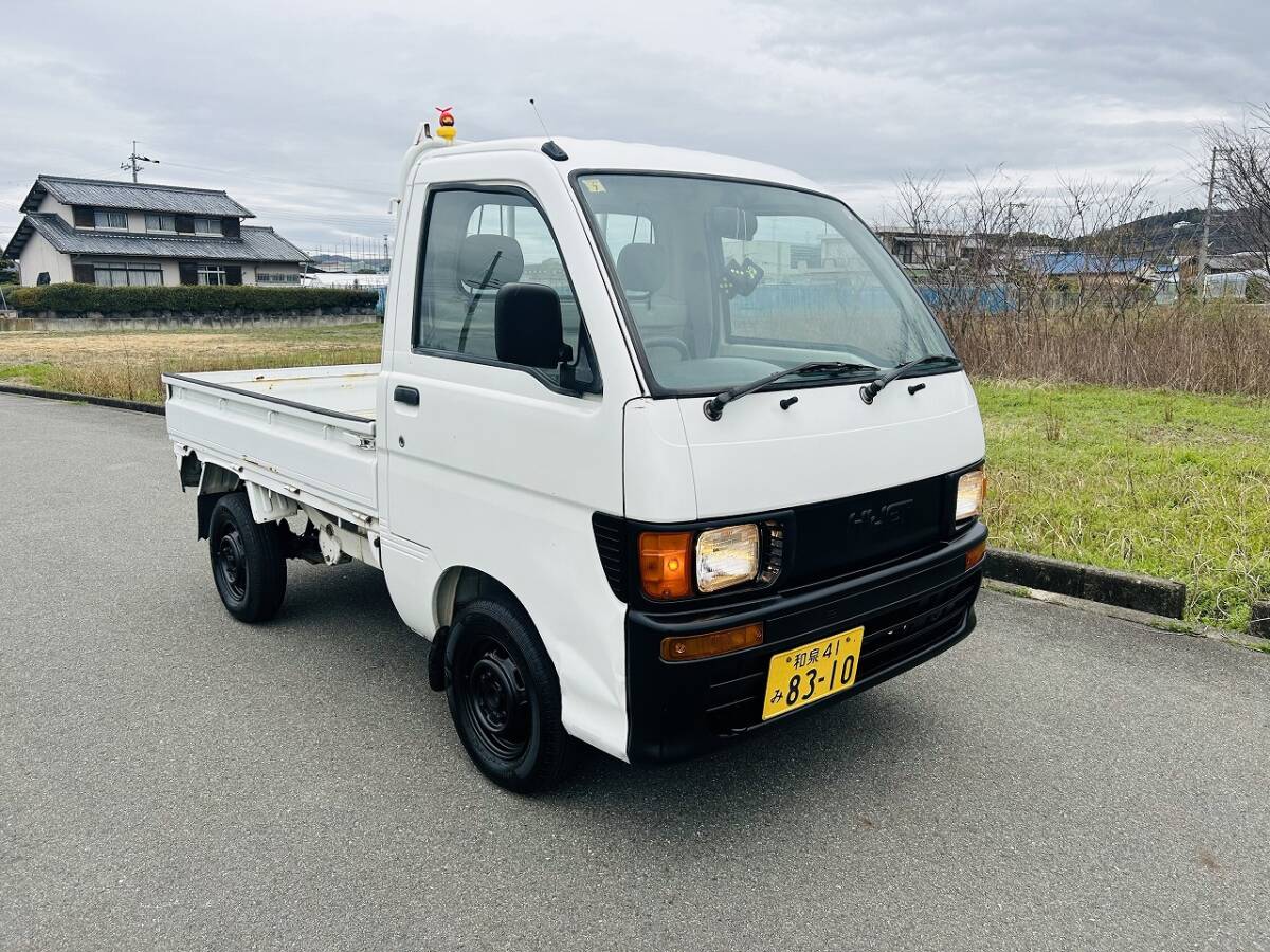 1円スタート！希少 車検令和7年7月 旧車 ダイハツ ハイゼットトラック エアコン S100P 5MT スペシャル V-S100P 大阪の画像1