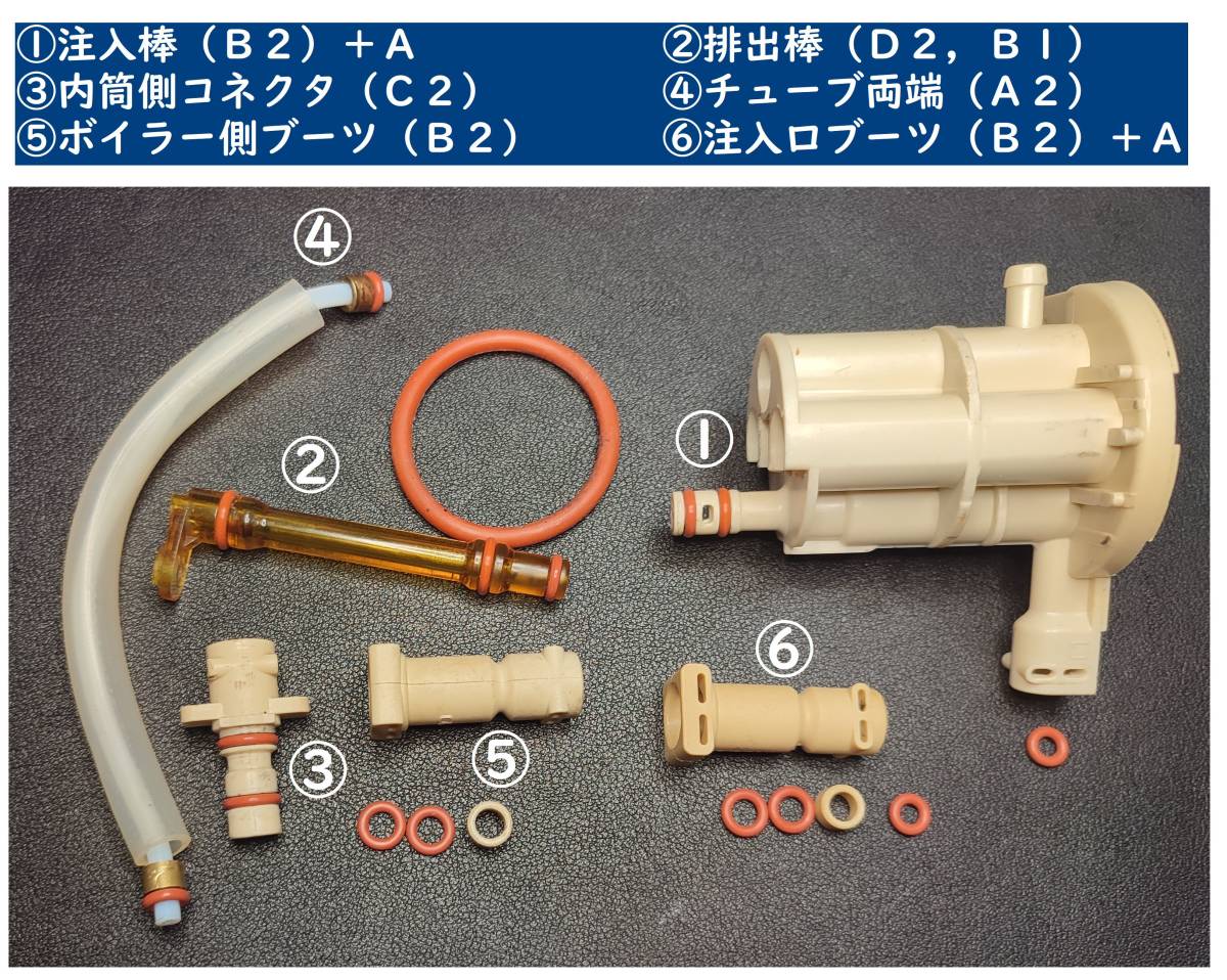 蝮珈琲ＤＩＹ730：ＯリングセットデロンギESAM1000ジェネレータ用