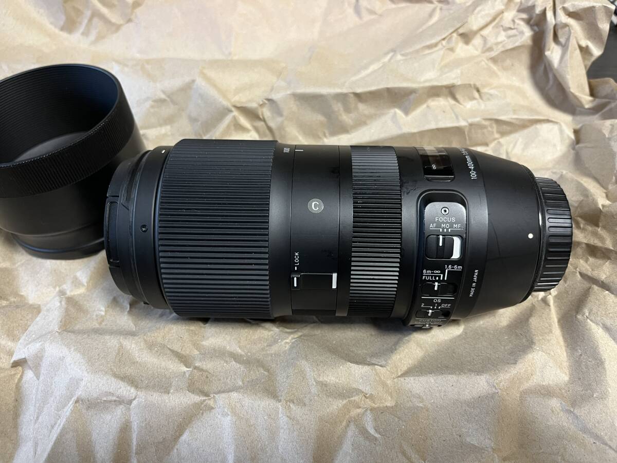 SIGMA Contemporary 100-400mm F5-6.3 DG OS HSM キヤノンEFマウント 中古並品_画像3