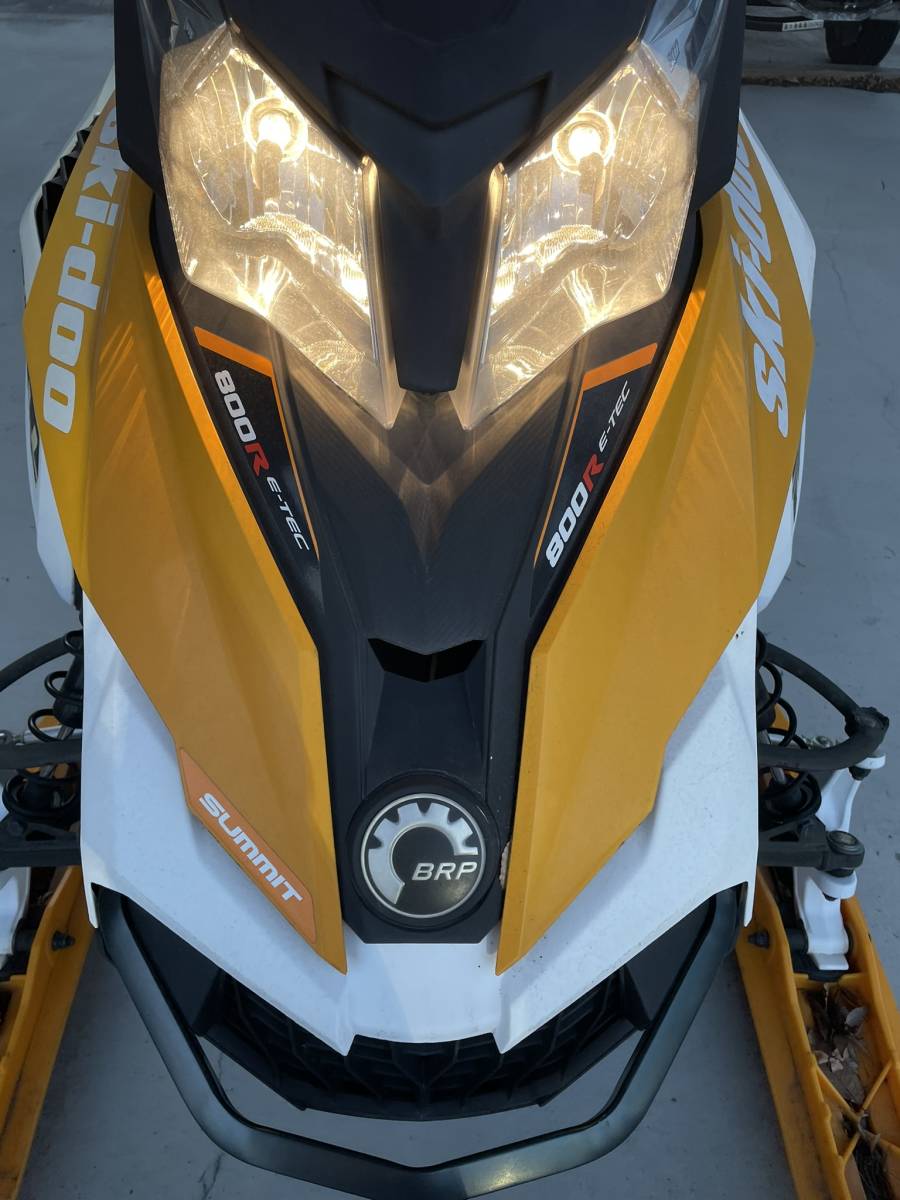 走行少/2017モデル ski-doo SUMMIT X T-3 走行距離844キロ セルバック付/群馬