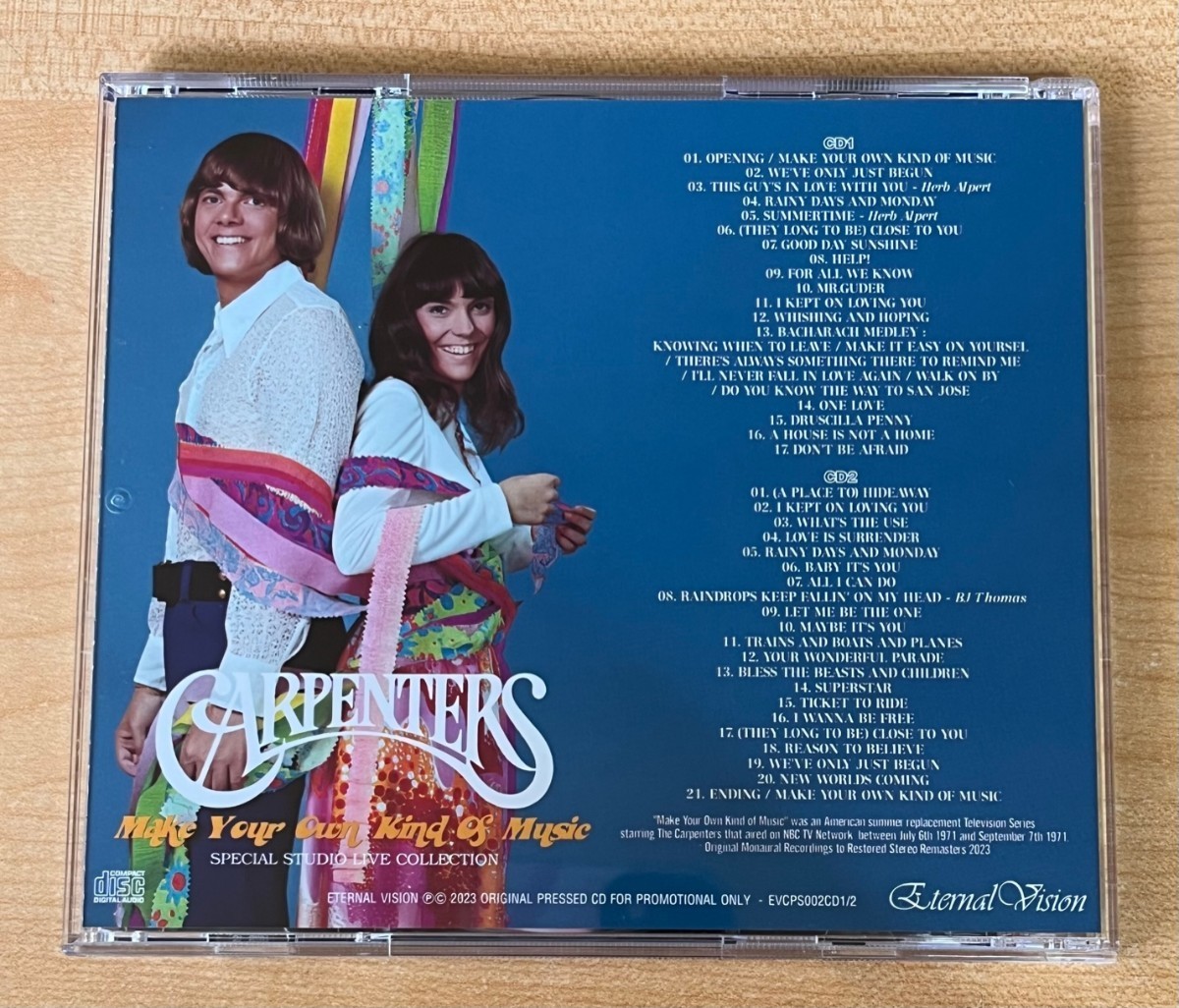 カーペンターズ　AT THE BBC 1971-1976 & MAKE YOUR OWN KIND OF MUSIC　他4タイトルセット　(5CD+3DVD)　CARPENTERS_画像4