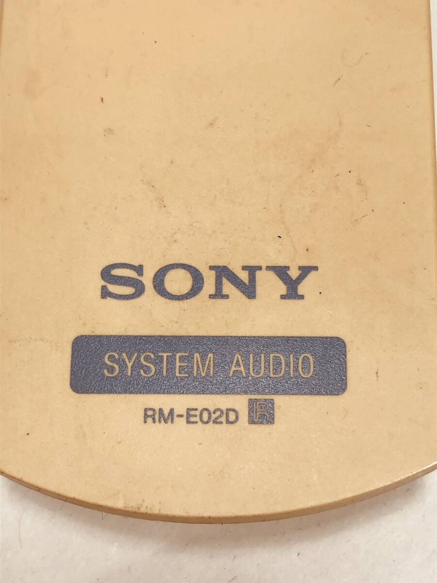 [ Sony original remote control NE02] operation guarantee same day shipping RM-E02D HDD player CMT-E350HD for CD mini component CMT-E300HD system audio 