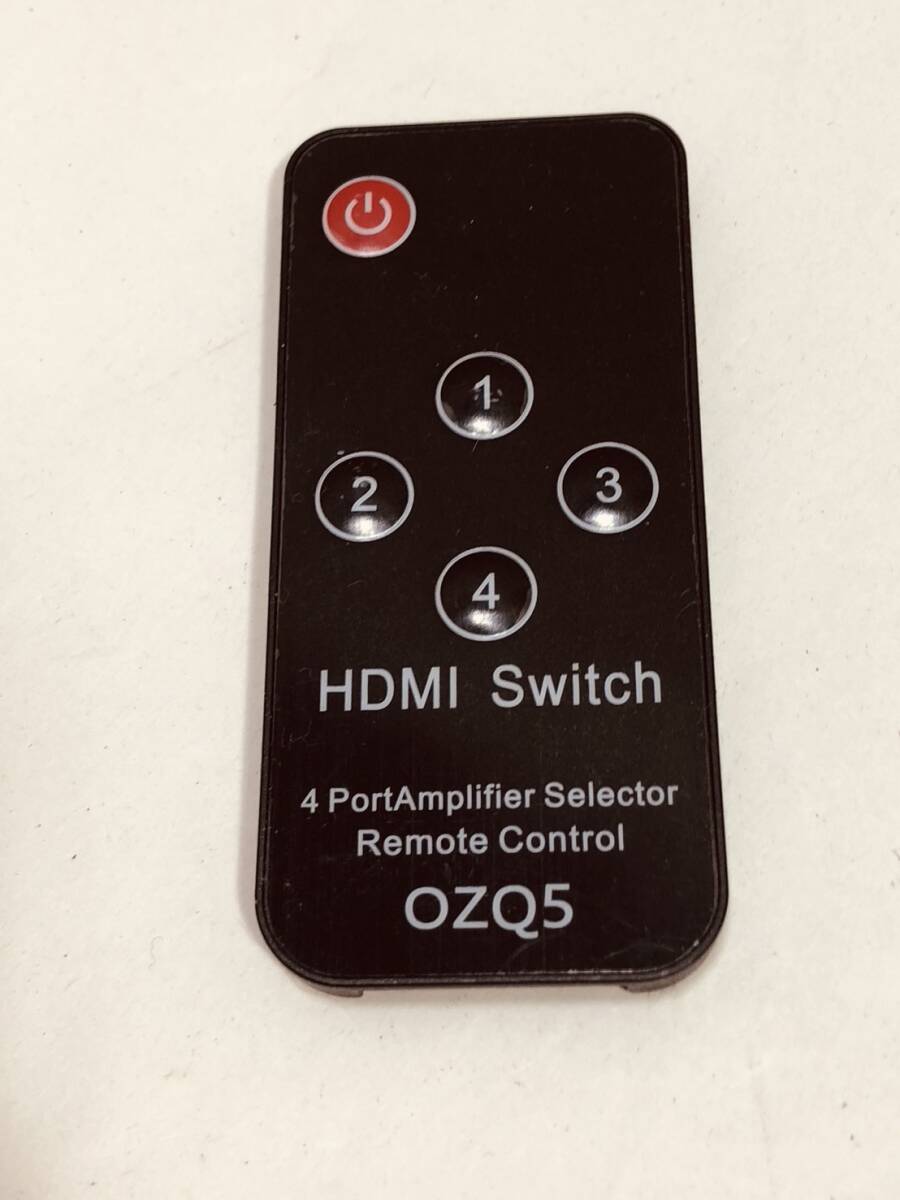 【純正 リモコン NM10】動作保証 即日発送 OZQ5 4K HDMI切替器 4入力 1出力 スイッチ IRリモコン_画像1
