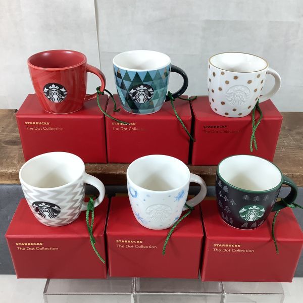 B2091【未使用】STARBUCKS／スターバックス. The Dot Collection. 2015 ホリデー ドット コレクション. 6点 まとめ_画像1