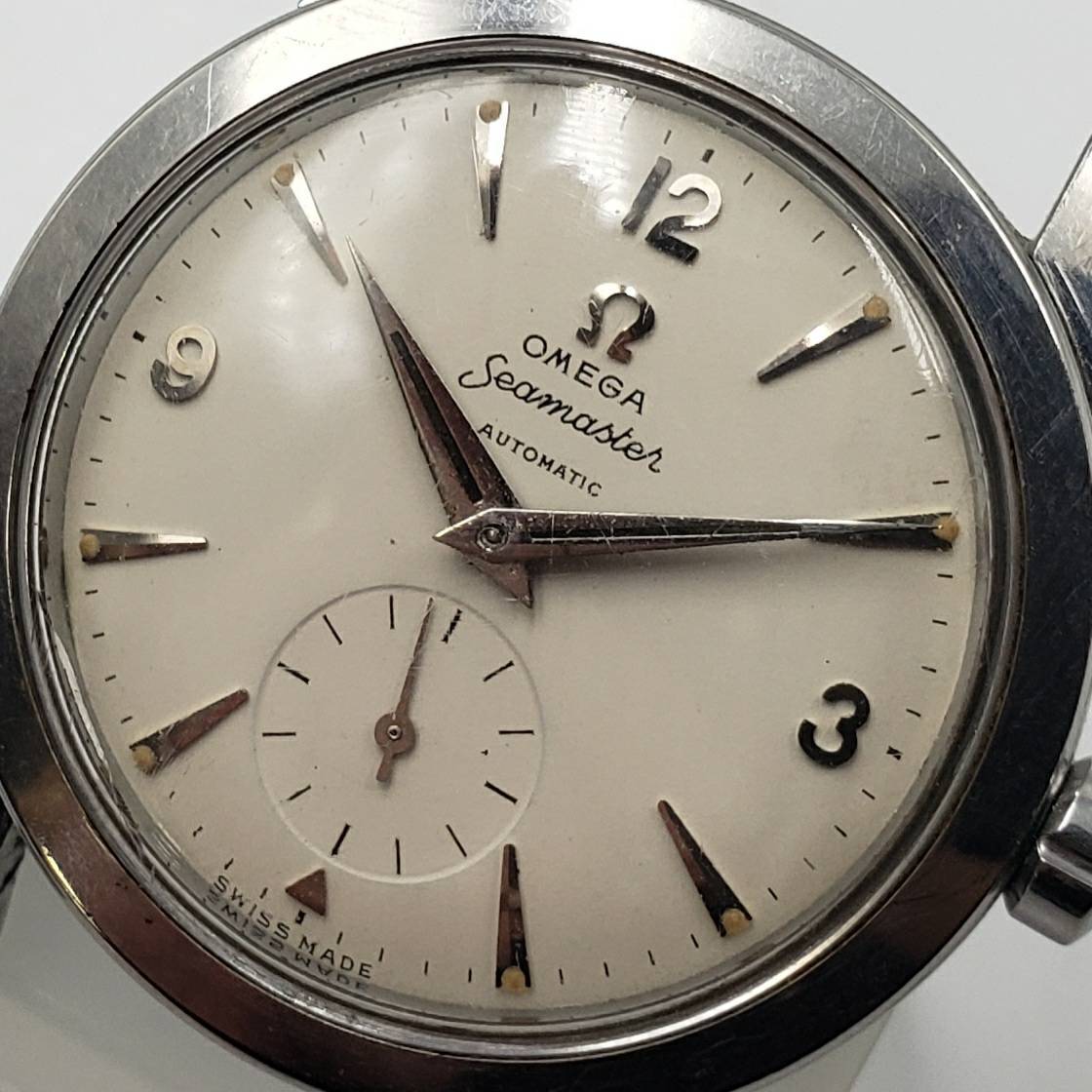 M024-517 腕時計 フェイスのみ OMEGA AUTOMATIC Seaｍaster オメガ シーマスター オートマチック の画像1