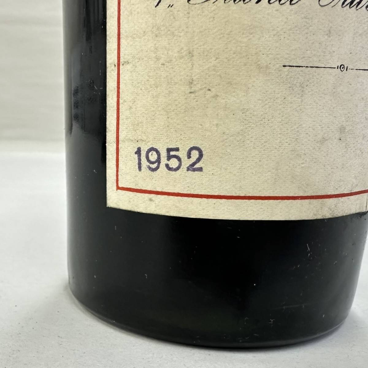 M2115(022)-529/SK38000　酒　Chateau Ausone 1952　BORDEAUX　シャトー　オーゾンヌ　ボルドー　赤ワイン　果実酒　750ml　_画像6