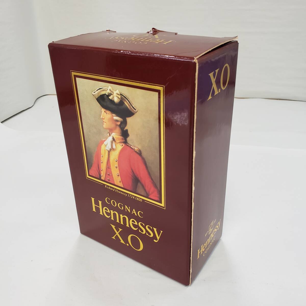 E15250(033)-628/OT20000　酒　Hennessy XO　ヘネシー　COGNAC　コニャック　グリーンボトル　ゴールドキャップ　40％　700ml　箱付き_画像10