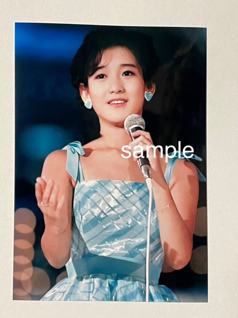  Okada Yukiko L stamp photograph idol 450