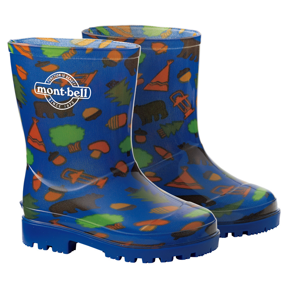  Mont Bell mont-bell 1129591 rain boots Baby\'s blue 15cm new goods 