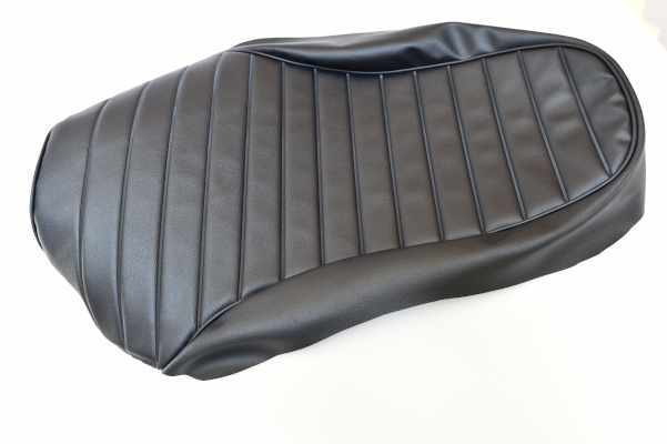 縫製済 GSX1400 防水タックロール シート 表皮 レザー suzuki gsx1400 seat leather cover black waterproof tuckroll