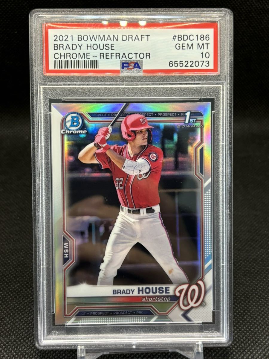 [Brady House] PSA 10 2021 bowman chrome refractor リフ プロスペクト ワシントン ナショナルズ_画像1