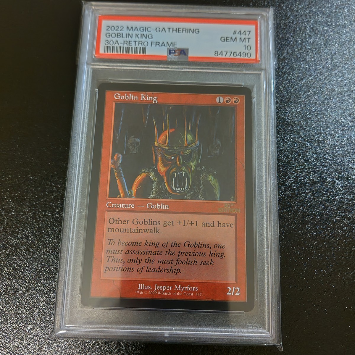 PSA10 MTG 【ゴブリンの王】GoblinKING 30th Anniversary PSA10 MTG 【ゴブリンの王】GoblinKING 30th Anniversary