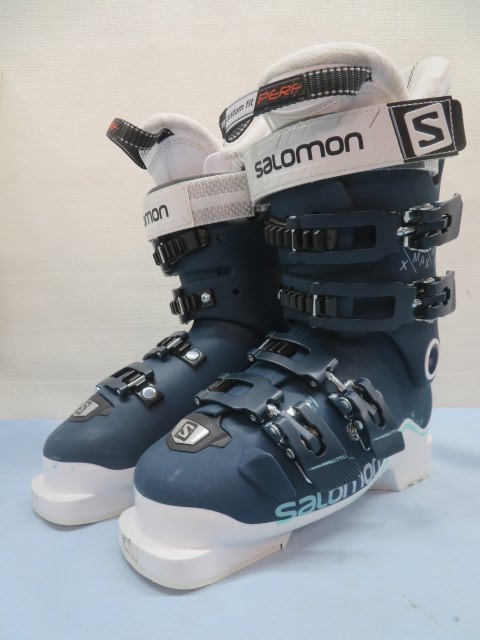 23/23.5㎝★SALOMON X MAX W90 スキーブーツ My Custom fit 3D レディース サロモン USED 91256②★！！_画像1