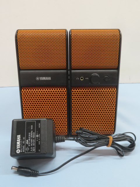 ★YAMAHA NX-50 パワードスピーカー ヤマハ アダプター付き 動作品 91502★！！_画像1